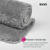 Коврик для ванной комнаты с вырезом, 50х50, микрофибра, серый, IDDIS, BTLT02Mi12