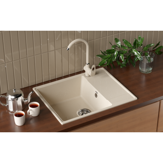 Мойка ULGRAN Quartz жасмин (Prima 605-01)