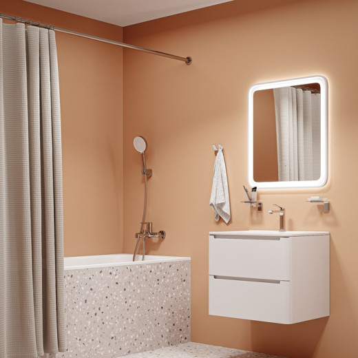 Душевой комплект, хром глянцевый, Optima Home, IDDIS, OPH3FC0i16