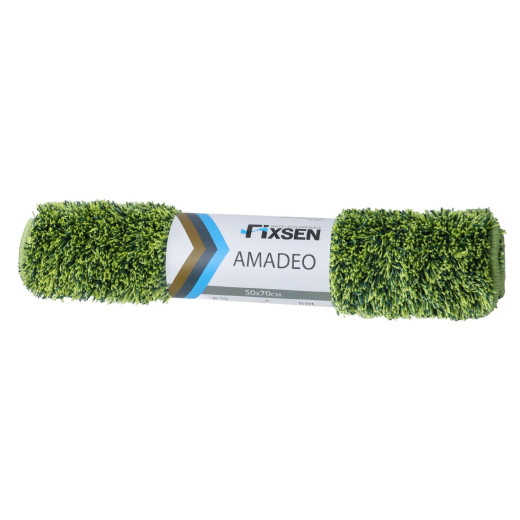 Коврик для ванной Fixsen Amadeo 1-ый зеленый, 50х70 см. (FX-3001F)