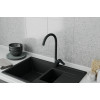 Смеситель для кухни RUSH Невис (Nevis) черный (NE1735-22Black)
