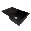 Мойка MIXLINE ML-GM31 с крылом черная (308) 770*500*190мм NEW (552189)