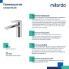Смеситель для умывальника Milardo Azure глянцевый хром (AZUSB00M01)