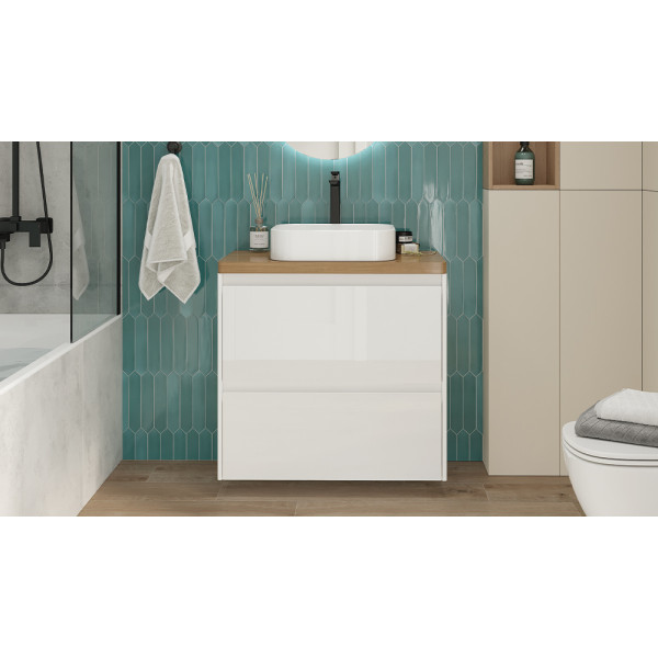 Столешница Velvex Klaufs 800 без отверстий, Invisible Line (st.KLA.80 дуб французский)