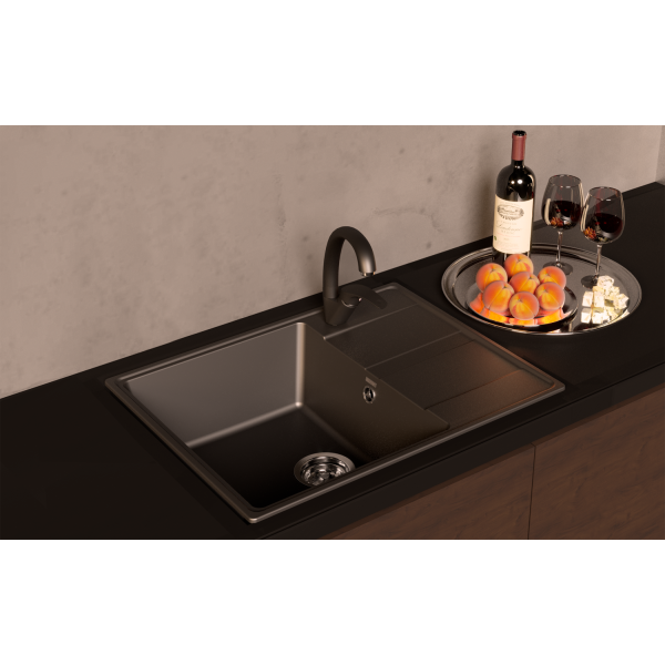 Мойка ULGRAN Quartz бетон (Prima 650-05)