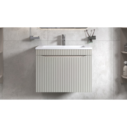 Тумба навесная Velvex Alba 700-0-1 тирамису под раковину 4627173210782 (Madera Modul) (309 тирамису)