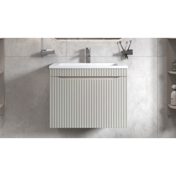 Тумба навесная Velvex Alba 700-0-1 тирамису под раковину 4627173210782 (Madera Modul) (309 тирамису)
