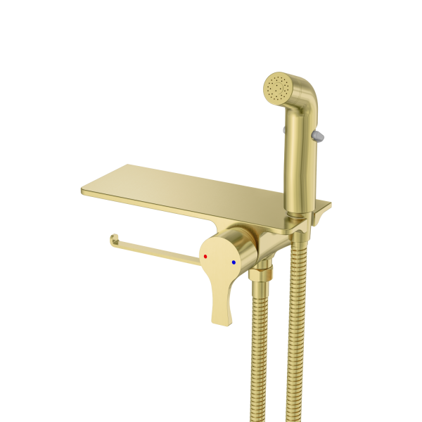 Смеситель Haiba гигиенический цвет: брашированное золото (HB5522-5)