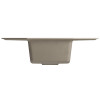 Мойка MIXLINE ML-GM24 угловая с крылом, бежевая (328), 790*490*200мм (552055)