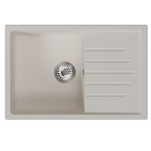 Мойка MIXLINE ML-GM19 с крылом белая (331) 750*500*200мм NEW (551986)