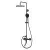 Душевая система с изливом RUSH Мелос (Melos) графит (SUS1101-40Grey)