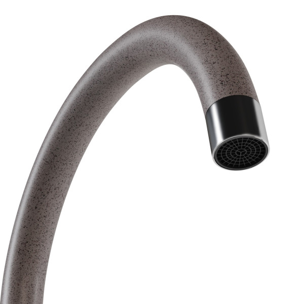 Смеситель для кухни MIXLINE ML-GS15 35к (302) песочный высок. излив (550687)