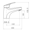 Смеситель для умывальника Plstart (PL1006-1)