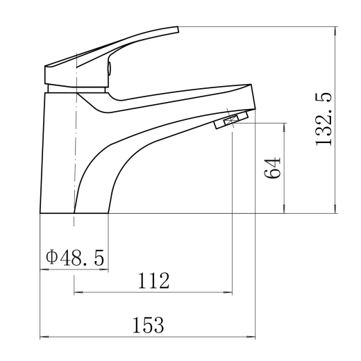 Смеситель для умывальника Plstart (PL1006-1)
