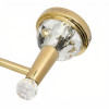 Держатель туалетной бумаги золотой с кристаллами SWAROVSKI BRAVAT (D7285G-SW)
