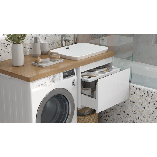 Тумба подвесная Velvex Klaufs 56*60.1Y (белый) под столешницу (tp.KLA.56.1Y)