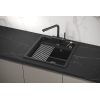 Кухонная мойка GRANULA Kitchen Space (5002, ШВАРЦ)