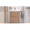 Тумба подвесная Velvex Gesso 60.2Y белый/дуб сонома под раковину 9696-60 (tp.GES.9696.60.2Y белый матовый/дуб сонома)