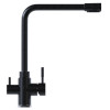 Смеситель для кухни MIXLINE ML-GS13 35к (343) антрацит с вых. для питьевого фильтра (550674)