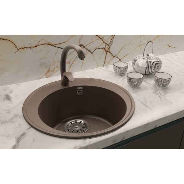 Мойка ULGRAN Quartz бетон (Nora 485-05)