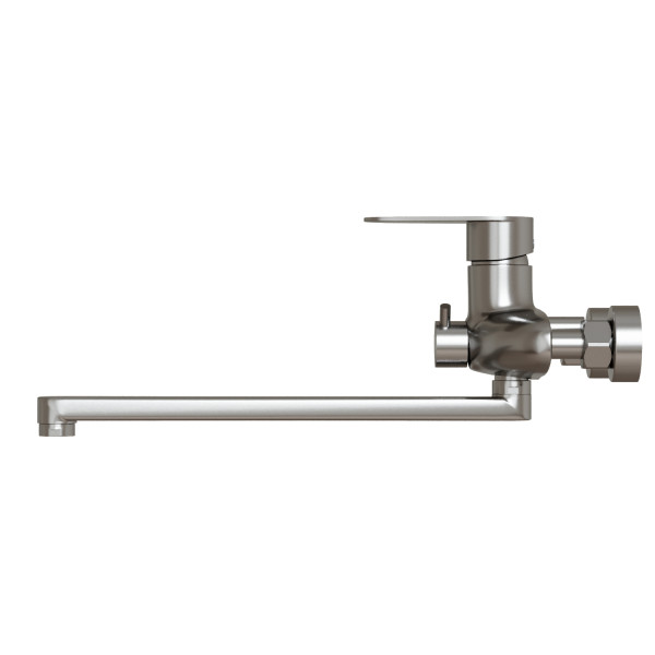 Смеситель для ванны и раковины 35k MIXLINE MLSS36-02 "Steel Kit" нерж. (553234)