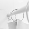 Набор колец для шторы в ванную комнату, металл, белый матовый, IDDIS, (RM02WHOi15)