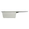 Мойка MIXLINE МЛ-ГМС107 (ML-GMS107) СТАНДАРТ с крылом, серый (310), 770*493*190мм (558132)