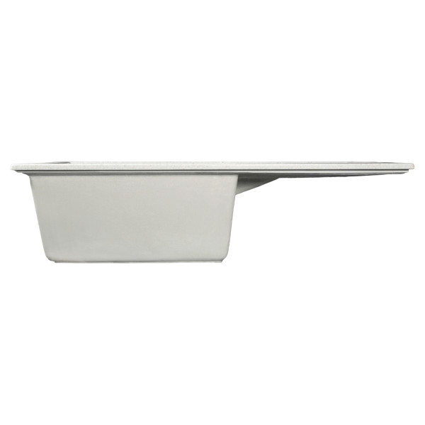 Мойка MIXLINE МЛ-ГМС107 (ML-GMS107) СТАНДАРТ с крылом, серый (310), 770*493*190мм (558132)