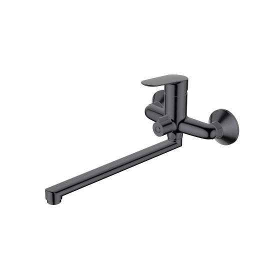 Смеситель для ванны HAIBA оружейная сталь (HB22796-3)