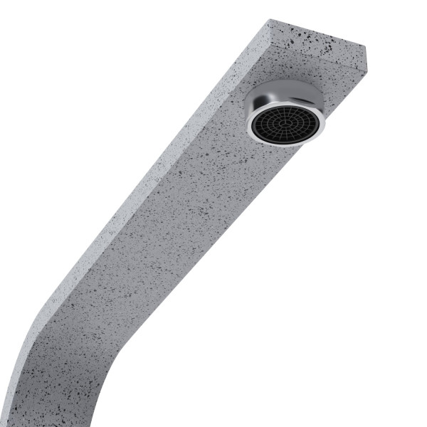 Смеситель для кухни MIXLINE ML-GS14 35к (310) серый высок. излив (550681)