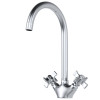 Смеситель для кухни 1/2 кер. MIXLINE ML30-032 "Classic" высокий излив (550780)