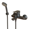 Смеситель для ванны 35k MIXLINE МЛ15-01 (ML15-01GR) ГРАФИТ (556668)