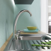 Смеситель для кухни MIXLINE ML08-032 высокий излив боковая ручка (522135)