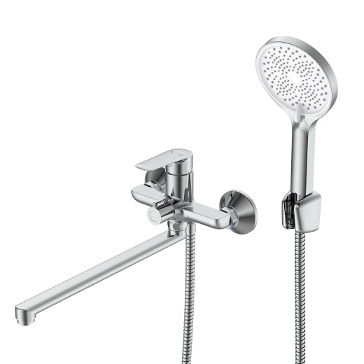 Смеситель DECOROOM DR27 универсальный с поворотным изливом (DR27043)