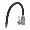 Смеситель для кухни с гибким изливом черный BRAVAT (F7800931CP-SW)
