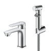 Смеситель DECOROOM DR27 для умывальника и биде монолитный (DR27015)