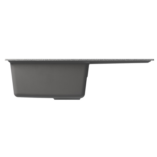 Мойка MIXLINE ML-GM31 с крылом  темно-серая (309) 770*500*190мм NEW (552190)