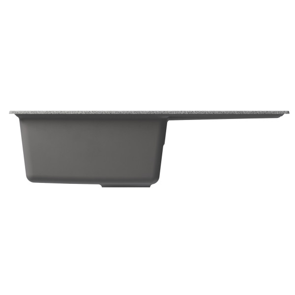Мойка MIXLINE ML-GM31 с крылом темно-серая (309) 770*500*190мм NEW (552190)