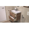 Тумба навесная Velvex Mondi 600-0-2 акация темная под раковину 4627173210874 (Madera Classica Slim) (359 акация темная)