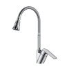 Смеситель DECOROOM DR27 для кухни с гибким поворотным изливом (DR27024)