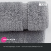 Коврик для ванной комнаты, 90х60, микрофибра, серый, IDDIS, (PSQL06Mi12)