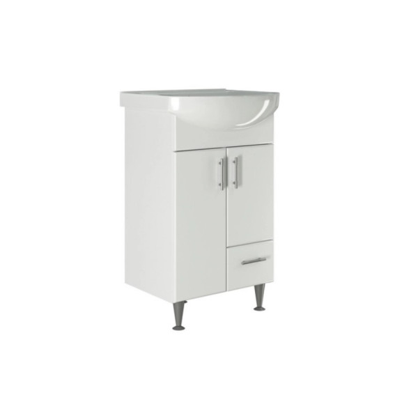 Тумба для ванной MIXLINE "ВЕСТА-50" под рак.Уют-50 (арт.506464) (ROSA) (ПВХ) (557791)