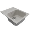 Мойка MIXLINE ML-GM18 с крылом серая (310) 640*490*190мм NEW (551972)