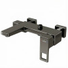 Душевая система 35к MIXLINE МЛ2409Г(ML2409GR) излив лейка 3 позиции +лейка "Тропический душ" ГРАФИТ (557896)