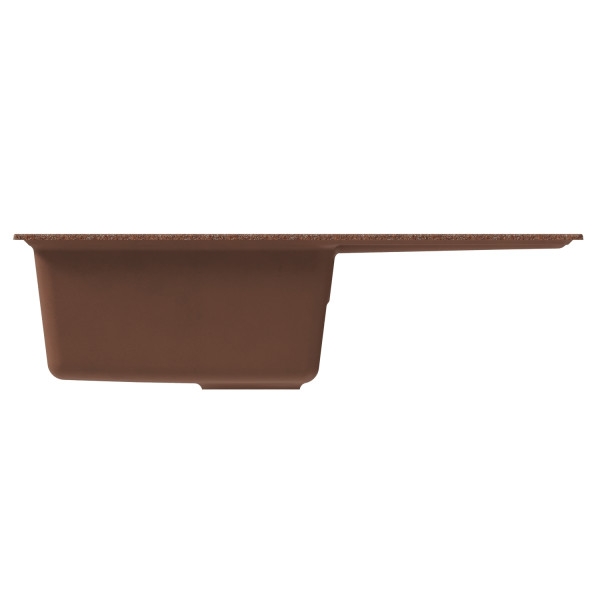 Мойка MIXLINE ML-GM31 с крылом терракотовая (307) 770*500*190мм NEW (552188)