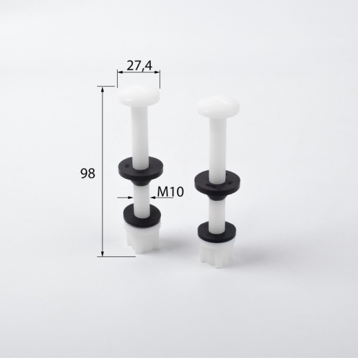 Комплект крепления бачка к унитазу IDDIS Optima Home 2 шт, M10x98 (907M10982SK)