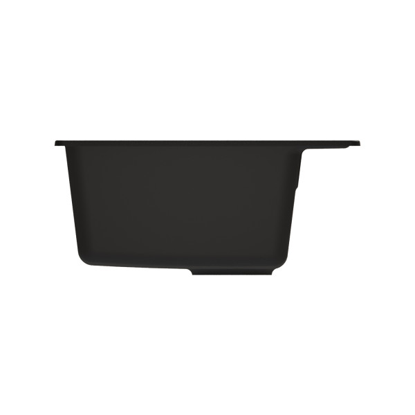 Мойка MIXLINE МЛ-ГМ08 (ML-GM08) КОМФОРТ ультра-черная (344), 500*500*200мм (558729)