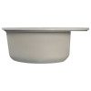 Мойкa MIXLINE МЛ-ГМС102 (ML-GMS102) СТАНДАРТ круглая, серый (310), 500 мм (глуб. чаши 170) (558090)