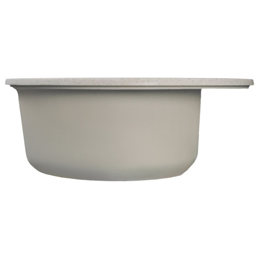 Мойкa MIXLINE МЛ-ГМС102 (ML-GMS102) СТАНДАРТ круглая, серый (310), 500 мм (глуб. чаши 170) (558090)