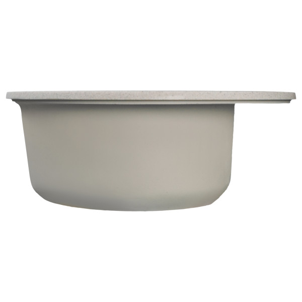 Мойкa MIXLINE МЛ-ГМС102 (ML-GMS102) СТАНДАРТ круглая, серый (310), 500 мм (глуб. чаши 170) (558090)